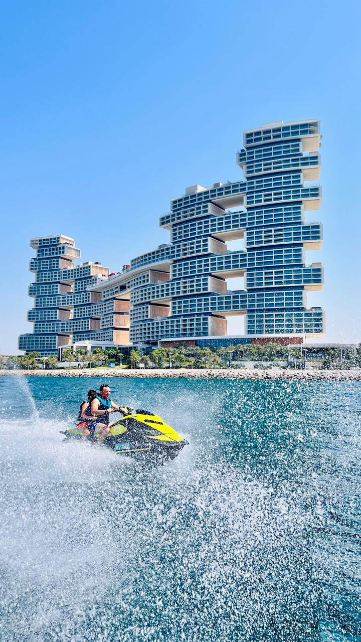 Jet Ski Palm Jumeirah Tour with rental jetskis
