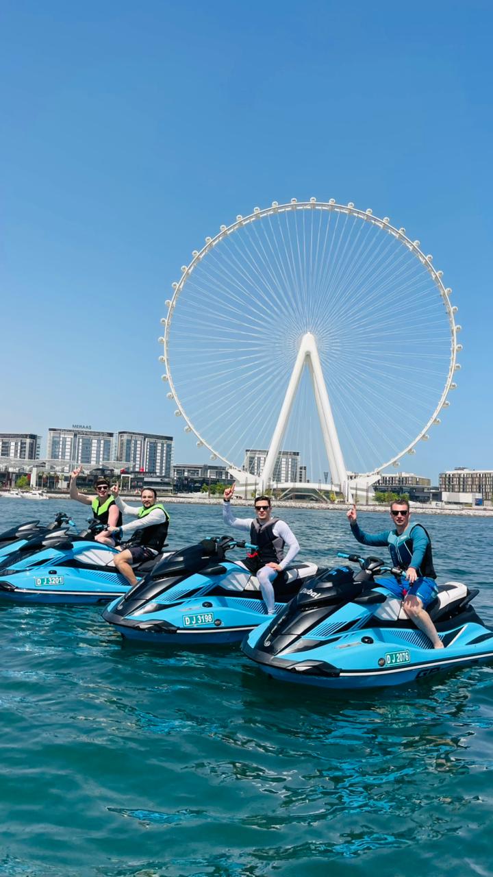 Dubai Shoreline Tour with jet ski rental